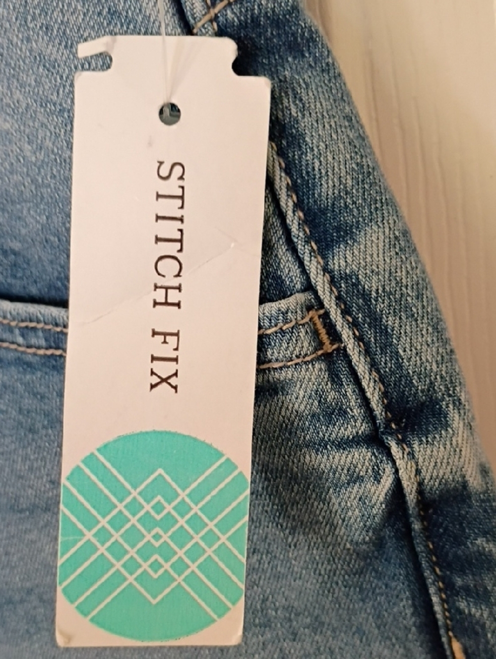 Kut from the Kloth Light Blue Jeans with Raw Hem - Picture 5 of 11